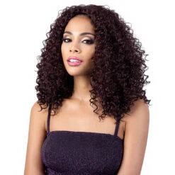 Motown Tress Quick N Easy Synthetic Hair Half Wig - QE ABBY