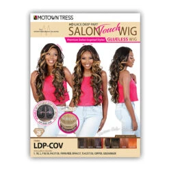 Motown Tress Salon Touch Synthetic Hair Glueless HD Lace Wig - LDP COV -Wigs Online Shop motown tress salon touch synthetic hair glueless hd lace wig ldp cov 5