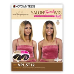 Motown Tress Salon Touch Synthetic Hair V-Part Wig - VPL ST12 -Wigs Online Shop motown tress salon touch synthetic hair v part wig vpl st12 4