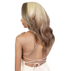 Motown Tress Synthetic Hair 13x4 Glueless HD Lace Wig - LUHD2 OLIA -Wigs Online Shop motown tress synthetic hair 13x4 glueless hd lace wig luhd2 olia 3