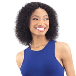 Naked Nature 100% Brazilian WET & WAVY Natural Hair HD Lace Front Wig - POPPY