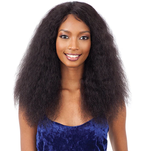 Naked Nature 100% Brazilian WET & WAVY Natural Hair Lace Front Wig - DEEP CURL 2 Naked Nature 100% Brazilian WET & WAVY Natural Hair Lace Front Wig - DEEP CURL - Image 2