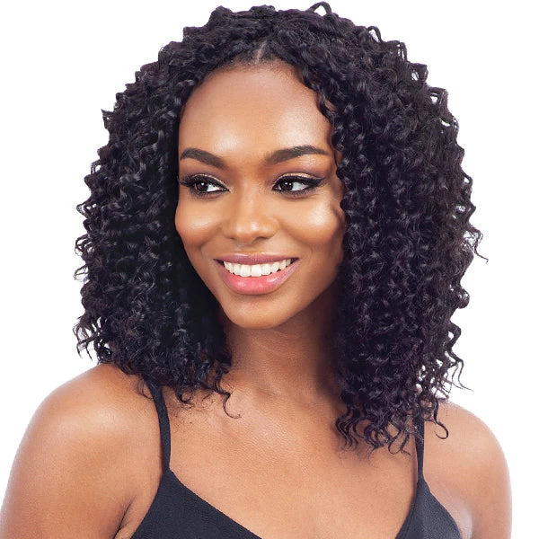 Naked 100% Human Hair Crochet Braid - PRE LOOP TYPE DEEP CURL 10 2 Naked 100% Human Hair Crochet Braid - PRE LOOP TYPE DEEP CURL 10 - Image 2