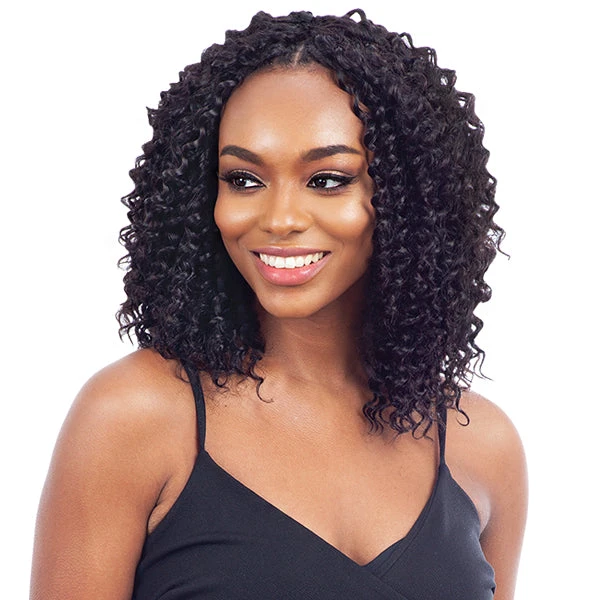 Naked 100% Human Hair Crochet Braid - PRE LOOP TYPE DEEP CURL 14 1 Naked 100% Human Hair Crochet Braid - PRE LOOP TYPE DEEP CURL 14
