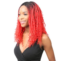 Nutique Illuze Synthetic Hair 4x4 Glueless HD Lace Wig - BOHO BOX DEEP 16 5 Nutique Illuze Synthetic Hair 4x4 Glueless HD Lace Wig - BOHO BOX DEEP 16 -Wigs Online Shop nutique illuze synthetic hair 4x4 glueless hd lace wig boho box deep 16 2