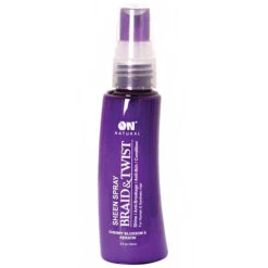 On Natural Braid & Twist Sheen Spray Cherry Blossom & Keratin 2oz