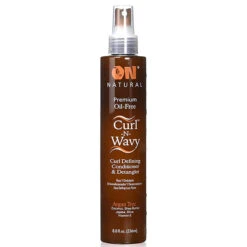 On Natural Curl-N-Wavy Jamaican Curl Defining Conditioner & Detangler Argan Tree 8oz