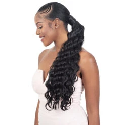 Organique Pony Pro Mastermix Pony Wrap - WAVY CRIMP CURL 22 -Wigs Online Shop organique pony pro mastermix pony wrap wavy crimp curl 22 2