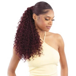 Organique Pony Pro Secret Pocket Mastermix Weave Ponytail - WATER CURL 18