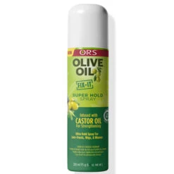 ORS Olive Oil Fix-It Super Hold Wig Grip Spray Infused With Castor Oil 6.2oz