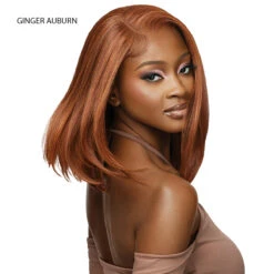 Outre 100% Human Hair Blend 5x5 Glueless HD Lace Closure Wig - HHB NATURAL YAKI 14 -Wigs Online Shop outre 100 human hair blend 5x5 glueless hd lace closure wig hhb natural yaki 14 2