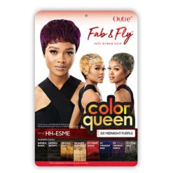 Outre 100% Human Hair Fab & Fly Color Queen Wig - HH ESME -Wigs Online Shop outre 100 human hair fab fly color queen wig hh esme 4