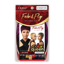 Outre 100% Human Hair Fab & Fly Color Queen Wig - HH ESME -Wigs Online Shop outre 100 human hair fab fly color queen wig hh esme 5