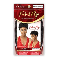 Outre 100% Human Hair Fab & Fly Wig - HH BLOOM 9 Outre 100% Human Hair Fab & Fly Wig - HH BLOOM -Wigs Online Shop outre 100 human hair fab fly wig hh bloom 4