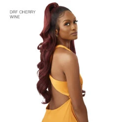 Outre Airtied Human Hair Blend 13x6 Glueless HD Lace Frontal Wig - HHB GLAM WAVES 28 -Wigs Online Shop outre airtied human hair blend 13x6 glueless hd lace frontal wig hhb glam waves 28 3