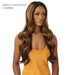 Outre Airtied Human Hair Blend 13x6 Glueless HD Lace Frontal Wig - HHB GLAM WAVES 28 -Wigs Online Shop outre airtied human hair blend 13x6 glueless hd lace frontal wig hhb glam waves 28 4