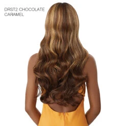 Outre Airtied Human Hair Blend 13x6 Glueless HD Lace Frontal Wig - HHB GLAM WAVES 28 -Wigs Online Shop outre airtied human hair blend 13x6 glueless hd lace frontal wig hhb glam waves 28 5