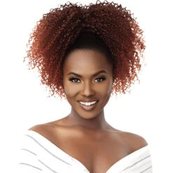 Outre Synthetic Big Beautiful Hair Drawstring Ponytail - 4A KINKY KOILS 14