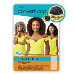 Outre Converti Cap Synthetic Hair Wig - TEAZY DOES IT -Wigs Online Shop outre converti cap synthetic hair wig teazy does it 5