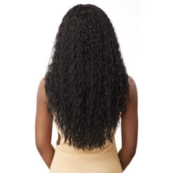 Outre 100% Human Hair Blend 5x5 HD Lace Closure Wig - HHB PERUVIAN WATER WAVE 24 -Wigs Online Shop outre human hair blend hhb perubian water wave 24 lace closure wig 2 230411012959