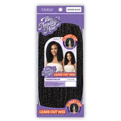 Outre Big Beautiful 100% Human Hair Premium Blend U Part Cap Leave Out Wig - PASSION COILS 20 -Wigs Online Shop outre human hair blend u part cap leave out wig passion coils 20 6