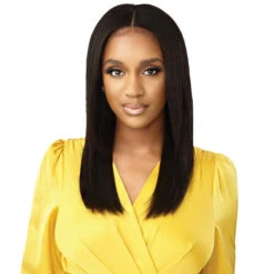 Outre Mytresses Gold Label 100% Unprocessed Human Hair U Part Leave Out Wig - HH DOMINICAN STRAIGHT 20