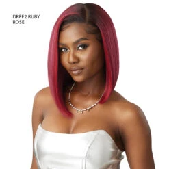 Outre Melted Hairline Swirlista Synthetic Glueless HD Lace Front Wig - SWIRL 105 -Wigs Online Shop outre melted hairline swirlista synthetic glueless hd lace front wig swirl 105 3