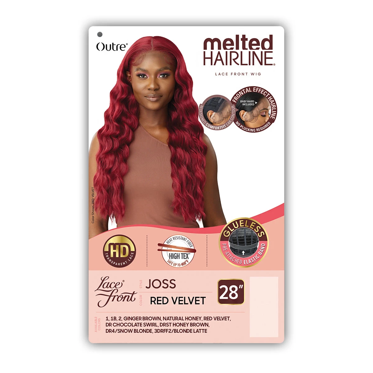 Outre Melted Hairline Synthetic Glueless HD Lace Front Wig - JOSS 6 Outre Melted Hairline Synthetic Glueless HD Lace Front Wig - JOSS - Image 6