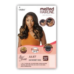 Outre Melted Hairline Synthetic Glueless HD Lace Front Wig - JULIET 11 Outre Melted Hairline Synthetic Glueless HD Lace Front Wig - JULIET -Wigs Online Shop outre melted hairline synthetic glueless hd lace front wig juliet 5