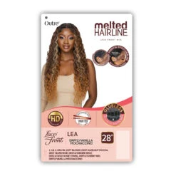 Outre Melted Hairline Synthetic Glueless HD Lace Front Wig - LEA 11 Outre Melted Hairline Synthetic Glueless HD Lace Front Wig - LEA -Wigs Online Shop outre melted hairline synthetic glueless hd lace front wig lea 5