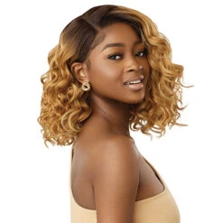 Outre Melted Hairline Synthetic Glueless HD Lace Front Wig - MARTISHA -Wigs Online Shop outre melted hairline synthetic glueless hd lace front wig martisha 2