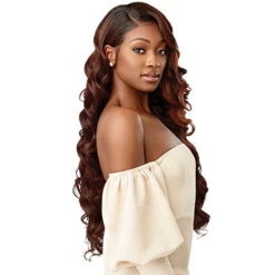 Outre Melted Hairline Synthetic Glueless HD Lace Front Wig - CHANDELL 10 Outre Melted Hairline Synthetic Glueless HD Lace Front Wig - CHANDELL -Wigs Online Shop outre melted hairline synthetic hd lace front wig chandell 4