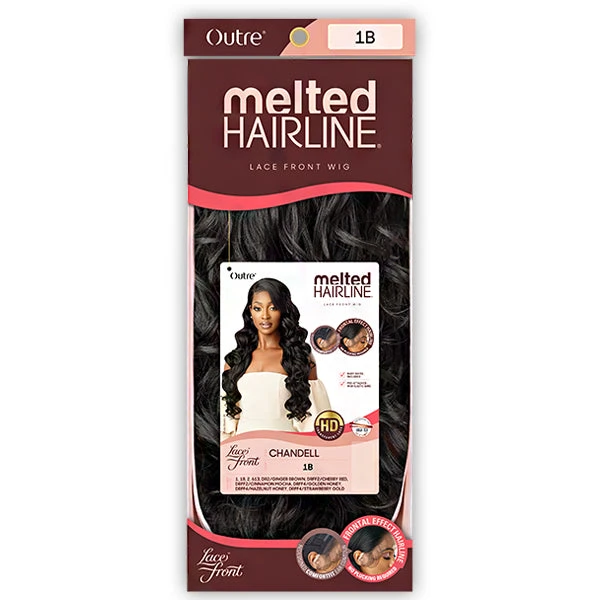 Outre Melted Hairline Synthetic Glueless HD Lace Front Wig - CHANDELL 6 Outre Melted Hairline Synthetic Glueless HD Lace Front Wig - CHANDELL - Image 6
