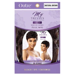 Outre Mytresses Purple Label 100% Unprocessed Human Hair Wig - HH BONNIE 9 Outre Mytresses Purple Label 100% Unprocessed Human Hair Wig - HH BONNIE -Wigs Online Shop outre mytresses purple label 100 human hair wig hh bonnie 4