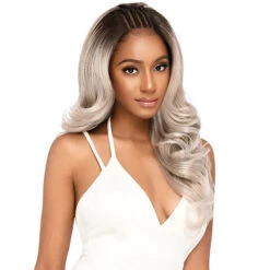 Outre Perfect Hairline Synthetic Glueless 13x6 HD Lace Wig - GENEVA -Wigs Online Shop outre perfect hairline hd lace wig geneva 4