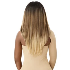 Outre Perfect Hairline Synthetic Glueless 13x6 HD Lace Wig - KEESHON -Wigs Online Shop outre perfect hairline synthetic glueless hd lace wig keeshon 13x6 lace frontal 4