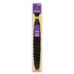 Outre Purple Pack Brazilian Bundle Human Hair Blend Pre Stretched Braid - DOMINICAN CURL BULK 24