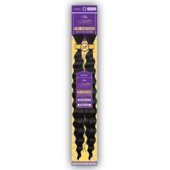 Outre Purple Pack Brazilian Bundle Human Hair Blend Pre Stretched Braid - LOOSE DEEP BULK 18