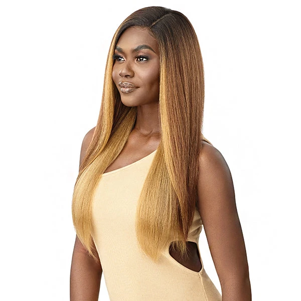 Outre Synthetic Hair HD Lace Front Wig - NATURAL YAKI 26 2 Outre Synthetic Hair HD Lace Front Wig - NATURAL YAKI 26 - Image 2