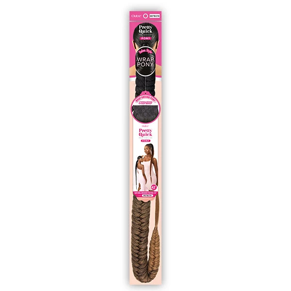 Outre Synthetic Hair Pretty Quick Pony - NATURAL BRAIDED FISHTAIL 42 6 Outre Synthetic Hair Pretty Quick Pony - NATURAL BRAIDED FISHTAIL 42 - Image 6
