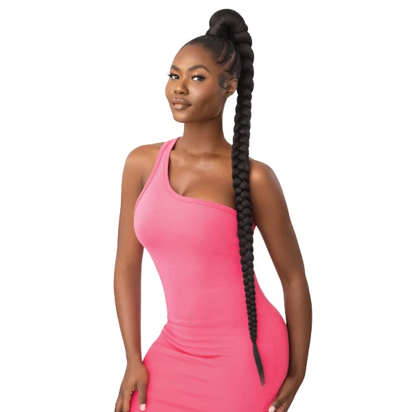 Outre Synthetic Hair Pretty Quick Pony - NATURAL BRAIDED PONYTAIL 42 1 Outre Synthetic Hair Pretty Quick Pony - NATURAL BRAIDED PONYTAIL 42