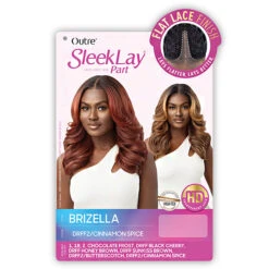 Outre Synthetic Hair Sleeklay Part HD Lace Front Wig - BRIZELLA -Wigs Online Shop outre synthetic hair sleeklay part hd lace front wig brizella 4
