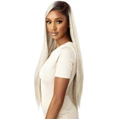 Outre Synthetic Hair Sleeklay Part HD Lace Front Wig - DARBY 9 Outre Synthetic Hair Sleeklay Part HD Lace Front Wig - DARBY -Wigs Online Shop outre synthetic hair sleeklay part hd lace front wig darby 3