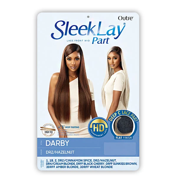 Outre Synthetic Hair Sleeklay Part HD Lace Front Wig - DARBY 5 Outre Synthetic Hair Sleeklay Part HD Lace Front Wig - DARBY - Image 5