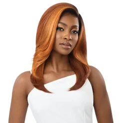 Outre Synthetic Hair Sleeklay Part HD Lace Front Wig - VERNISHA -Wigs Online Shop outre synthetic hair sleeklay part hd lace front wig vernisha 3