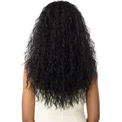 Outre Synthetic Half Wig Quick Weave - BEACH CURL 24 -Wigs Online Shop outre synthetic half wig quick weave beach curl 24 3