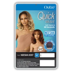 Outre Synthetic Half Wig Quick Weave - NEESHA H307 9 Outre Synthetic Half Wig Quick Weave - NEESHA H307 -Wigs Online Shop outre synthetic half wig quick weave neesha h307 4