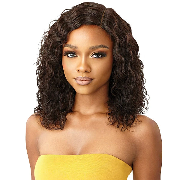 Outre The Daily Wig 100% Human Hair Lace Part Wig - HH DEEP CURL 16 2 Outre The Daily Wig 100% Human Hair Lace Part Wig - HH DEEP CURL 16 - Image 2