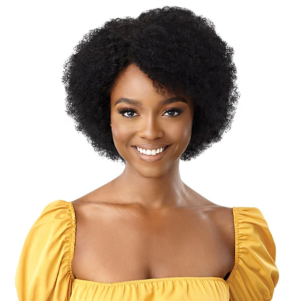 Outre The Daily Wig 100% Human Hair Lace Part Wig - HH NATURAL AFRO 1 Outre The Daily Wig 100% Human Hair Lace Part Wig - HH NATURAL AFRO