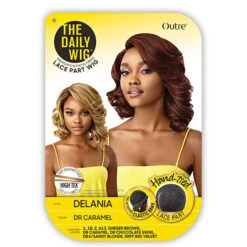 Outre The Daily Wig Synthetic Hair Lace Part Wig - DELANIA 10 Outre The Daily Wig Synthetic Hair Lace Part Wig - DELANIA -Wigs Online Shop outre the daily wig synthetic hair lace part wig delania 4